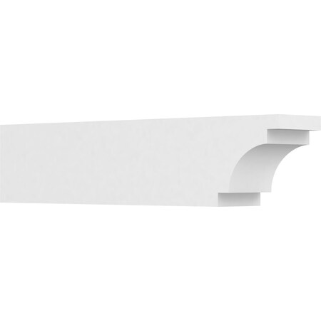 Ekena Millwork Standard Mediterranean Architectural Grade PVC Rafter Tail, 6"W X 8"H X 36"L RFTP06X08X36MED